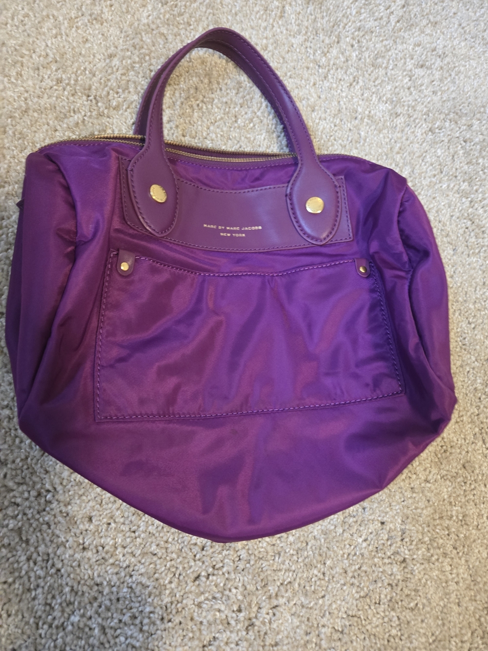 Marc by Marc Jacobs Purple Nylon Tote